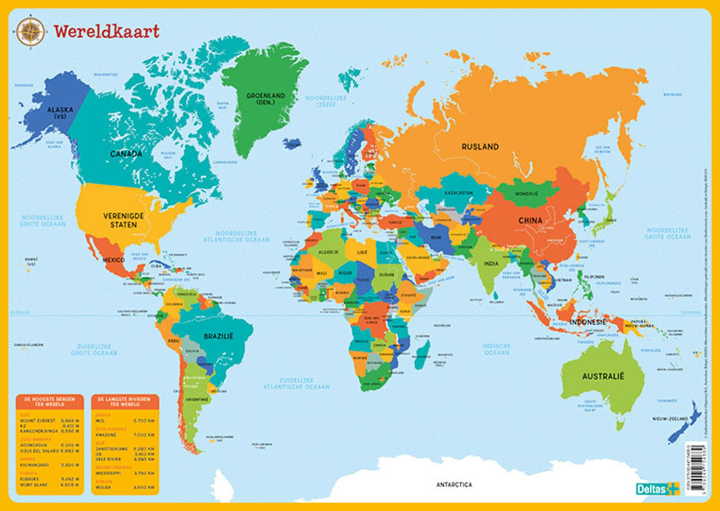 Deltas Educational Failor World Map