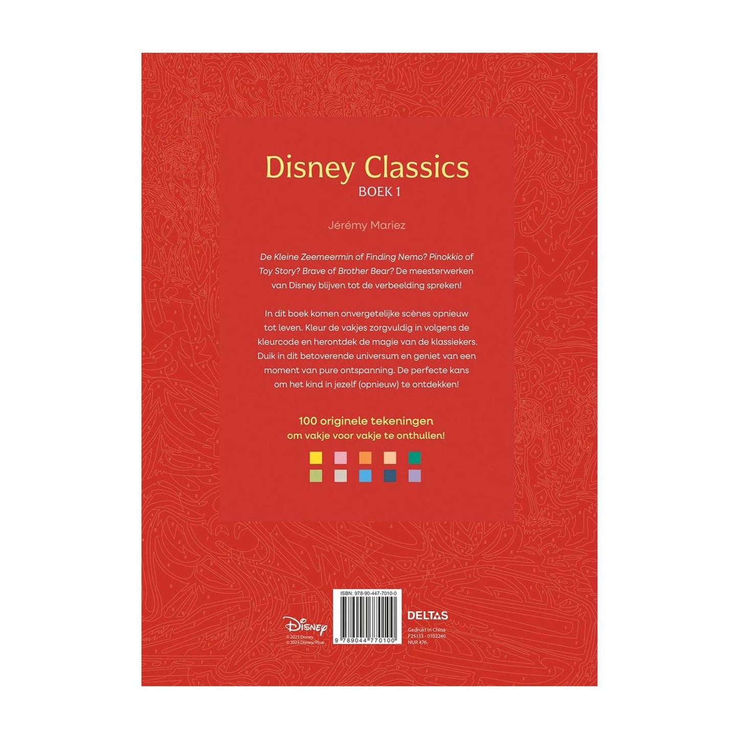 Deltas Disney-Klassikerbuch 1 Farbe nach Nummer