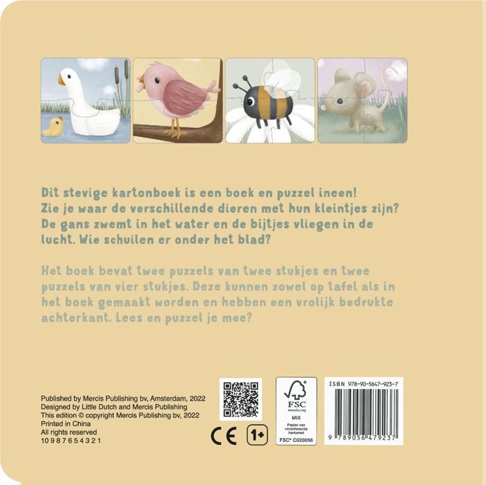 Little Dutch: mein Tierrätselbuch. 2+