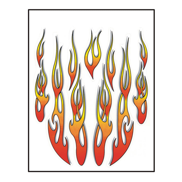 Aufklebersatz Flammen 911