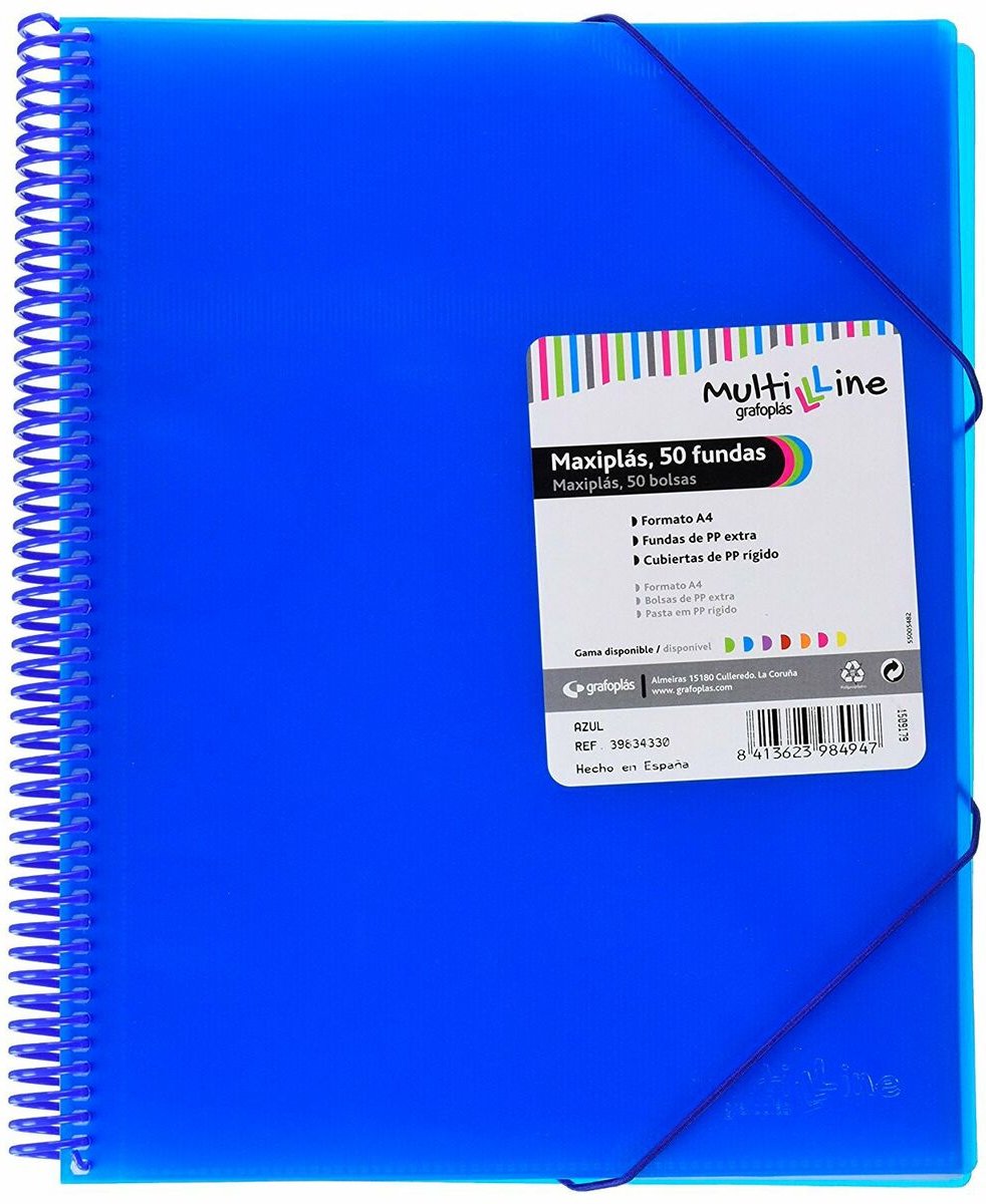 Grafoplás Organizer-Ordner grafoplas maxiplás blau A4 Spirale