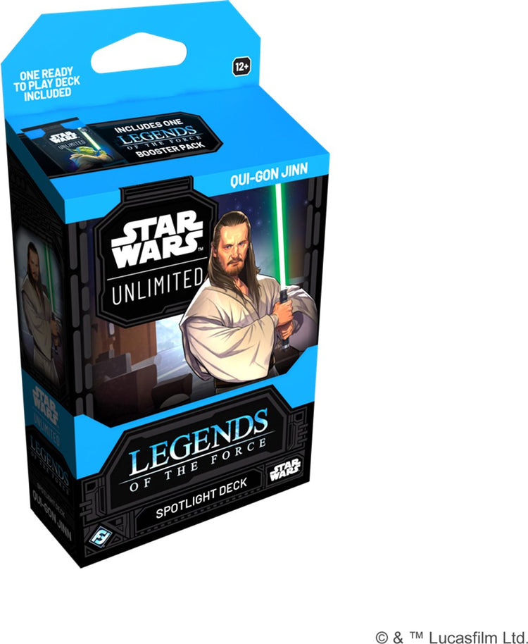 Fantasy-Flugspiele, Star Wars, Unlimited, Legends of the Force, Spotlight-Deck, Qui-Qon Jinn