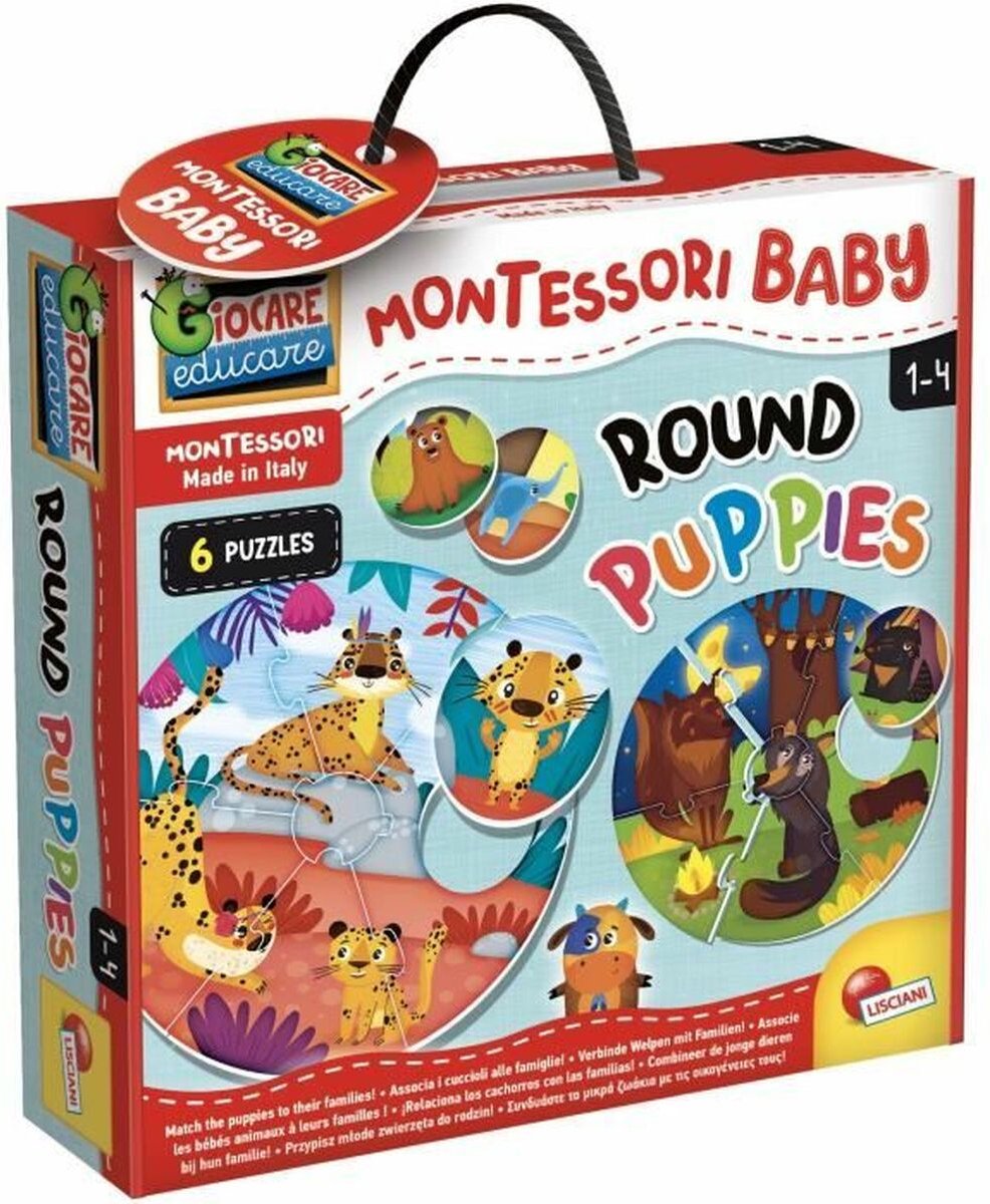Lisciani Montessori Baby runde Welpen