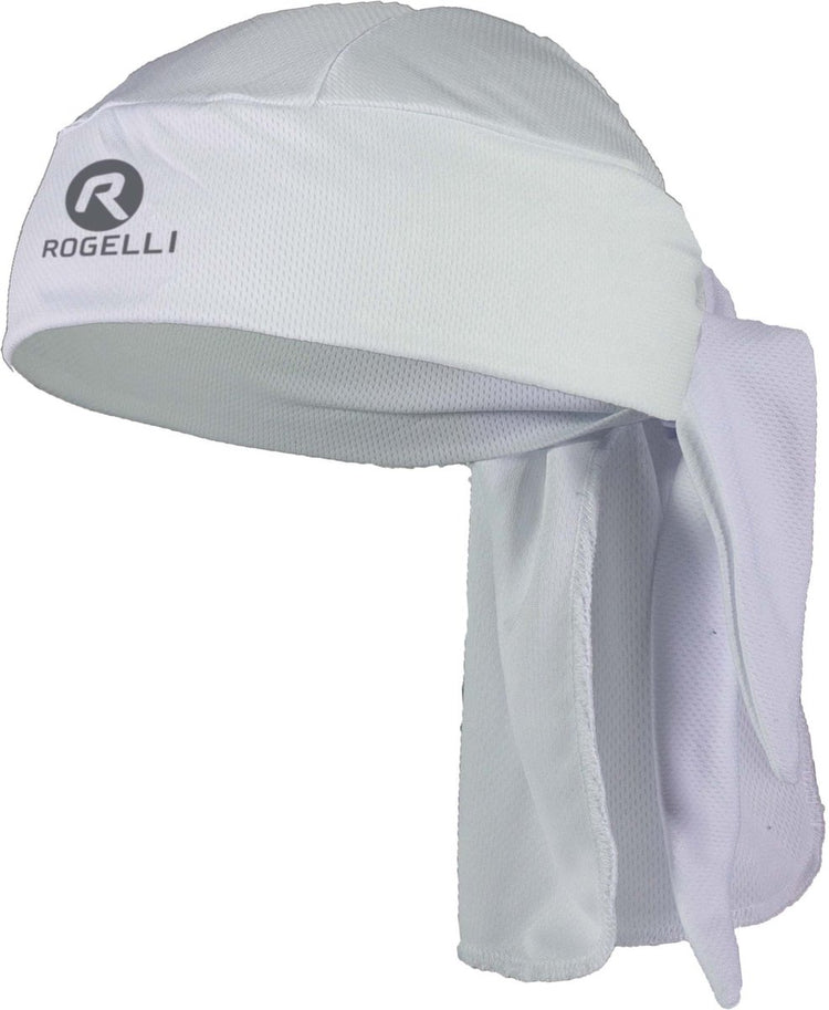 Rogelli Bandana Radsport Herren und Damen – Kopftuch Radmütze Unisex – Weiß – Größe Einheitsgröße