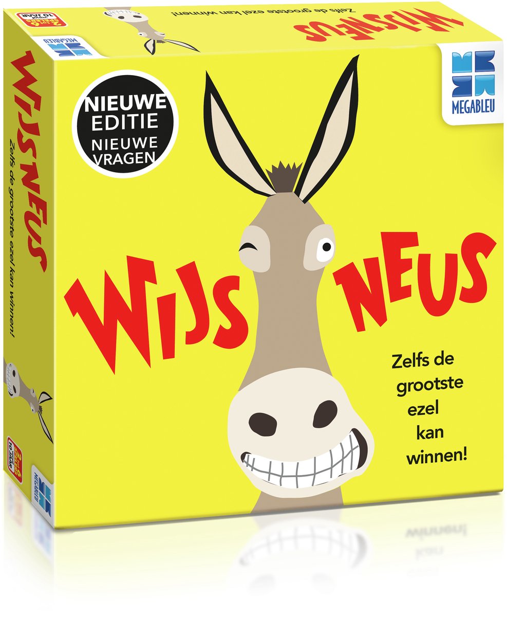 Megableu Schlaumeier – das lustige Quizspiel für die ganze Familie – Brettspiel ab 12 Jahren – 2-6 Spieler – Partyspiel mit Tipps