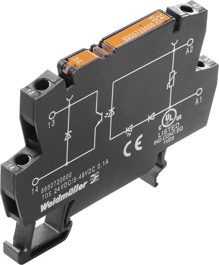 Weidmüller 8950920000 - Schwarz - -20 - 60 °C - 6,1 x 55 x 74,4 mm - 20,9 g