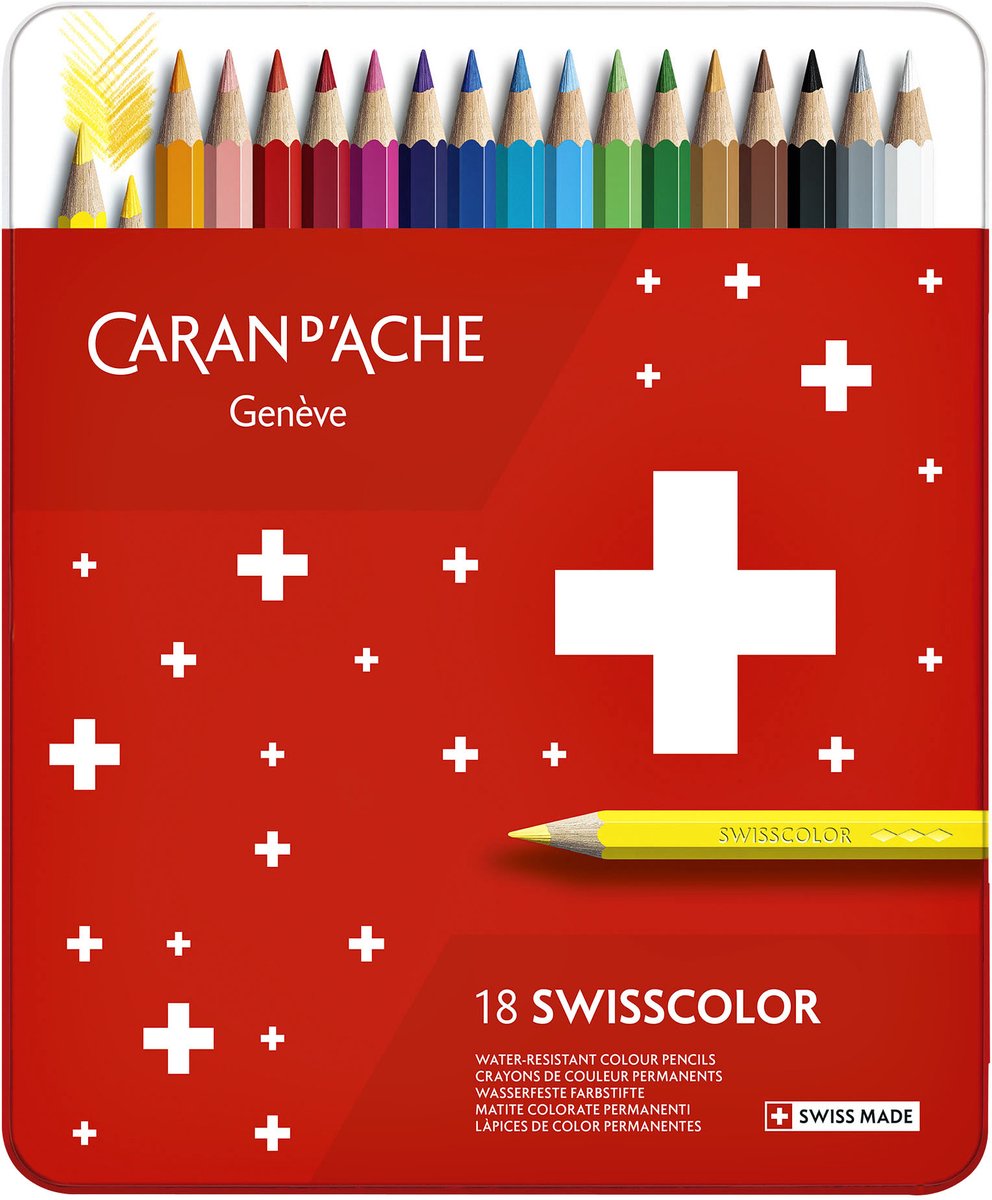 Caran d'Ache Swisscolor 18 Permanentstifte