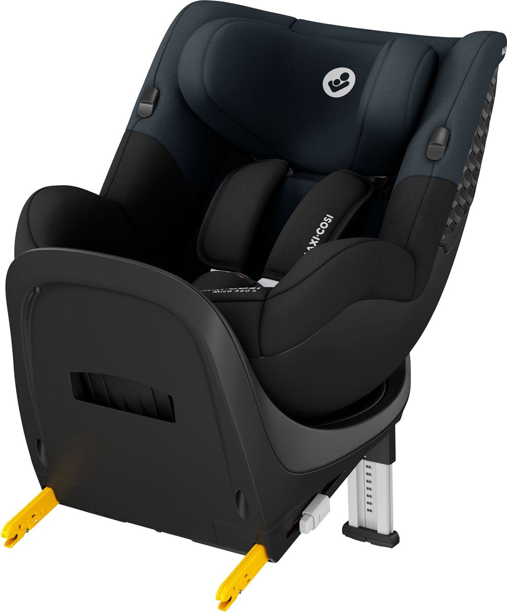 Maxi-Cosi Mica 360 s i-Size – Autositz – Tonal Black – von 3 Monaten bis 4 Jahren