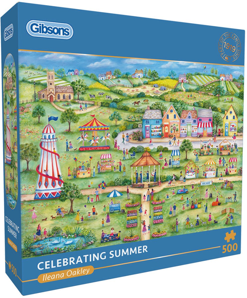 Gibsons – den Sommer feiern (von Ileana Oakley) – 500 Teile 48 x 34 cm (B x H) – Puzzle für Erwachsene