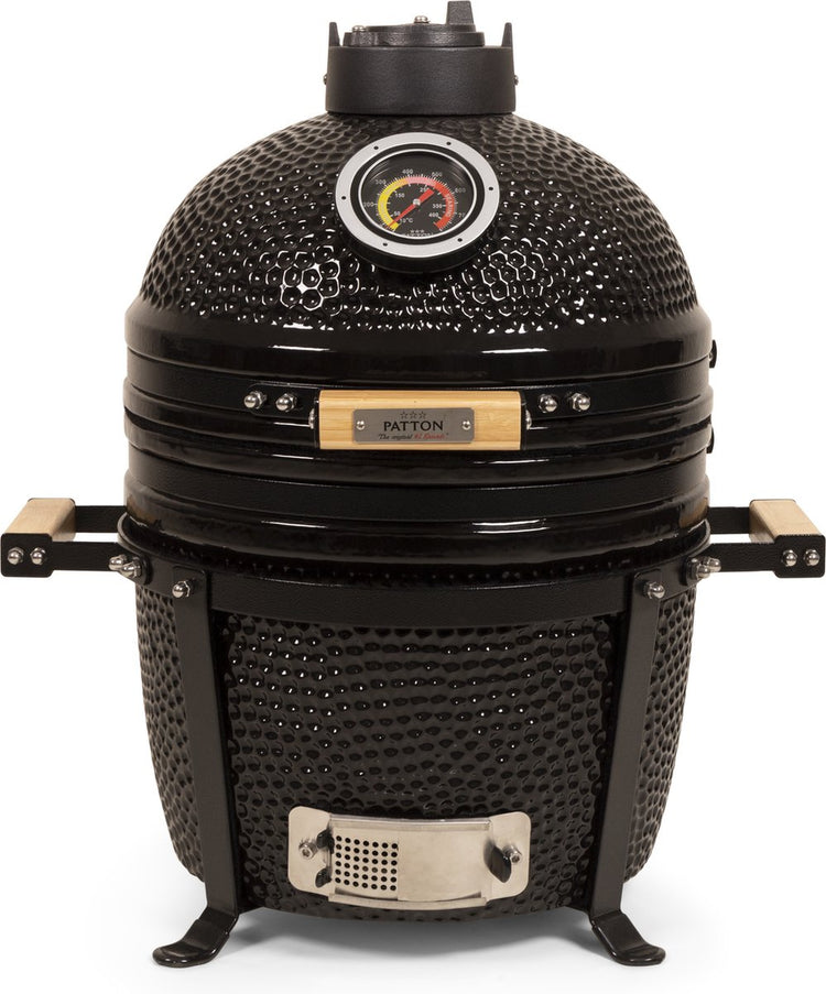 Patton Premium Kamado 15 Table Chef – mittel – ø33,5 cm – schwarz