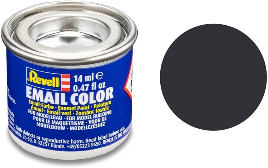 Revell Paint for Model Building Nummer 9 Anthrazitschwarzmatte