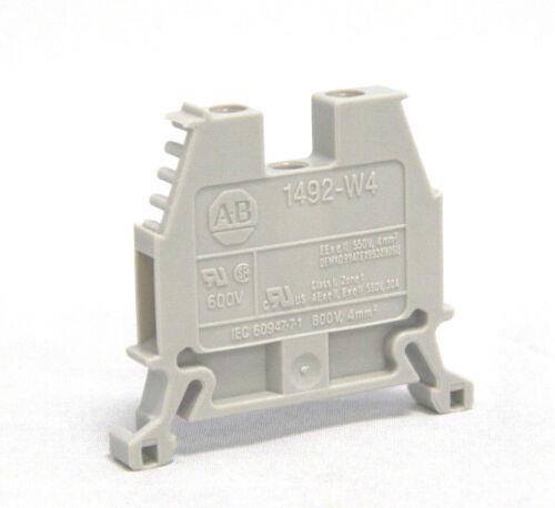 Allen-Bradley-Schienenklemme 4 mm grau