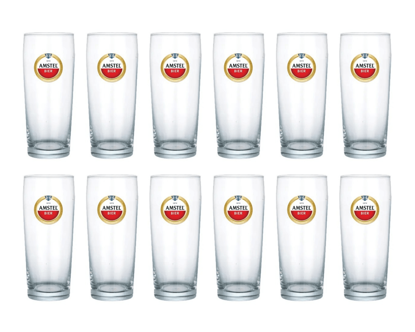 Amstel Biergläser stapelbar (12x 22cl)