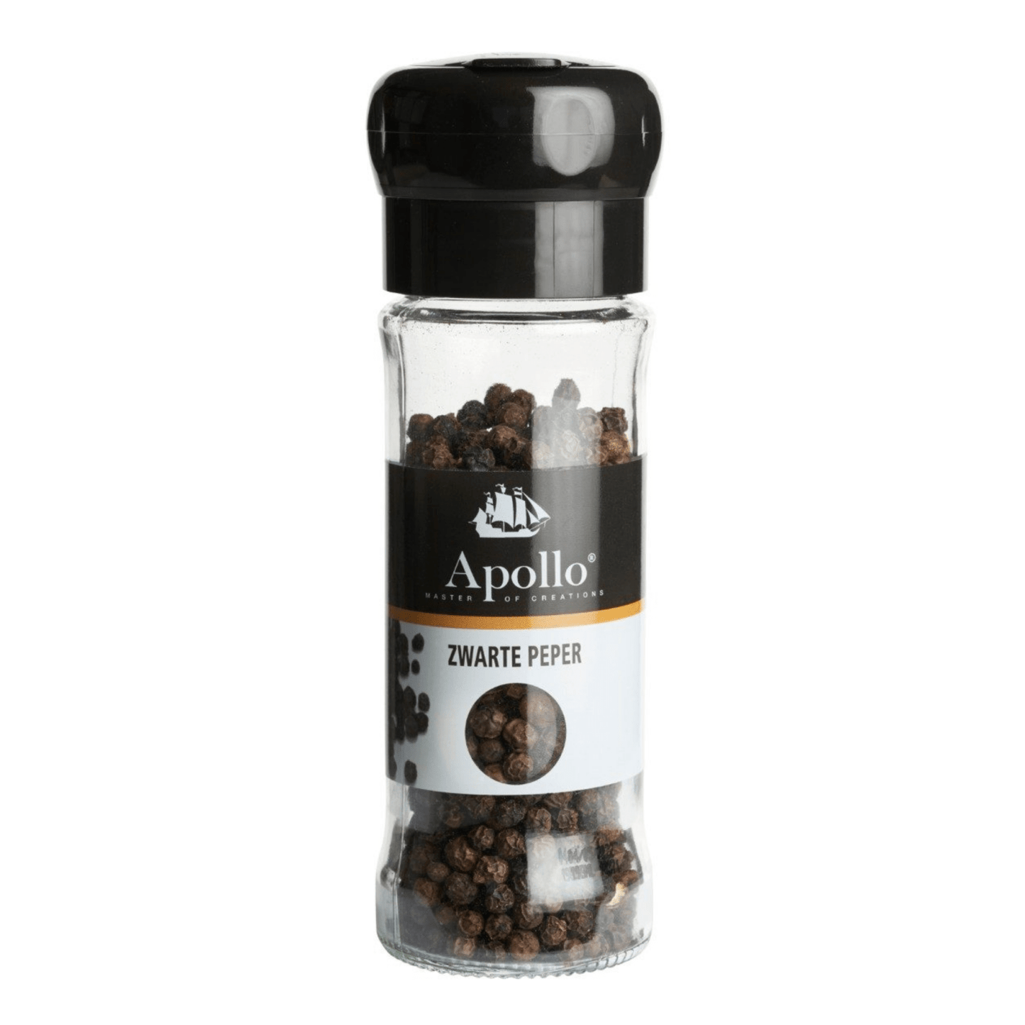 Apollo schwarzer Pfeffer ganzer Shaker (6x 45gr)