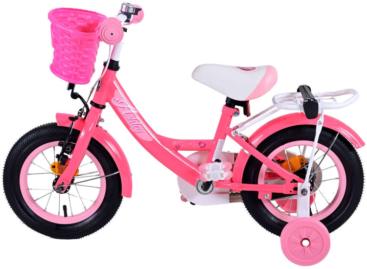 Volare Ashley Children's Bicycle - Mädchen - 12 Zoll - Rotrosa