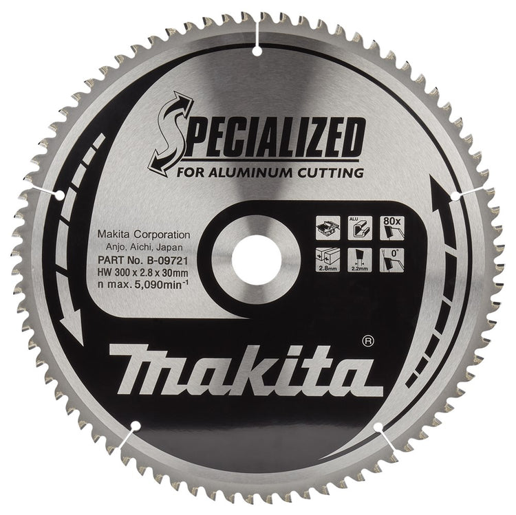 Makita Sägeblatt Aluminium 300x30x80t 0g - B-09721