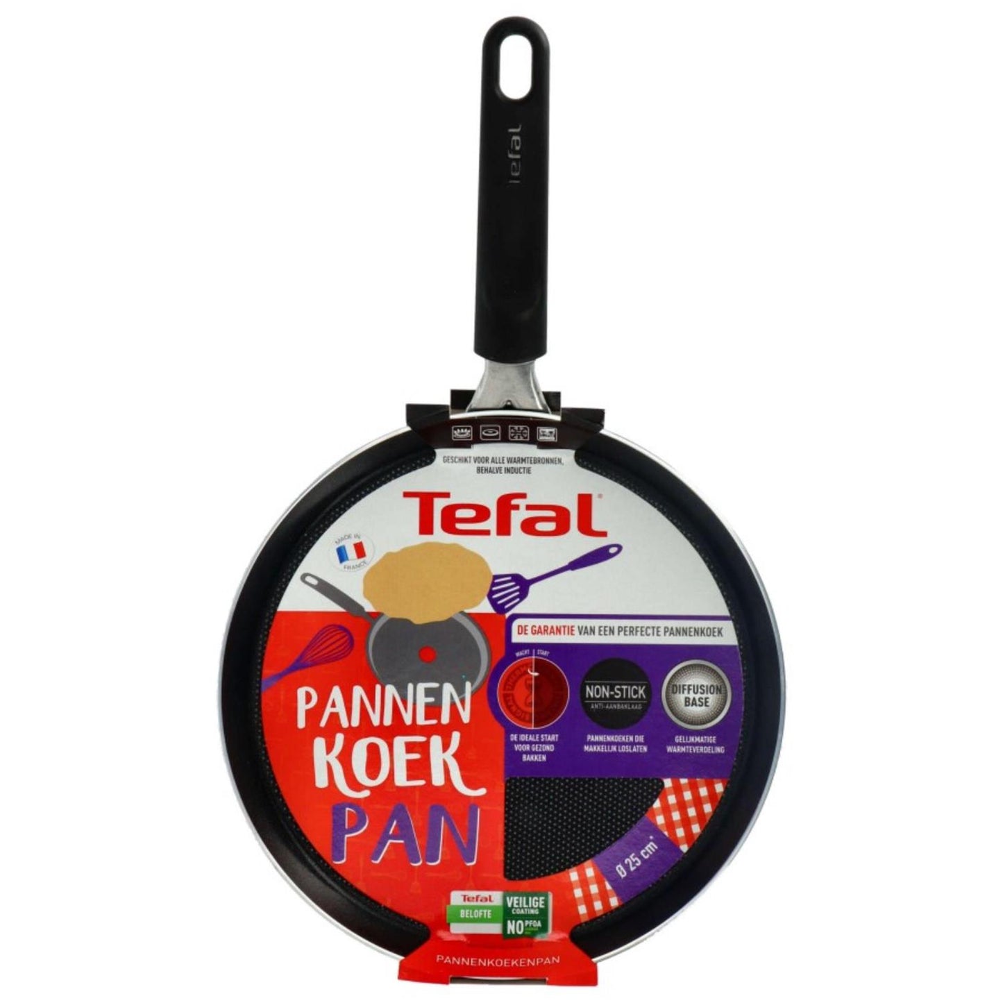 Tefal Cookware Tefal Simplicity+ Pfannkuchenpfanne 25 cm schwarz