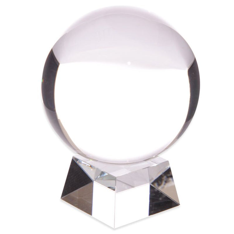 Kristallkugel in Geschenkbox - 14 cm