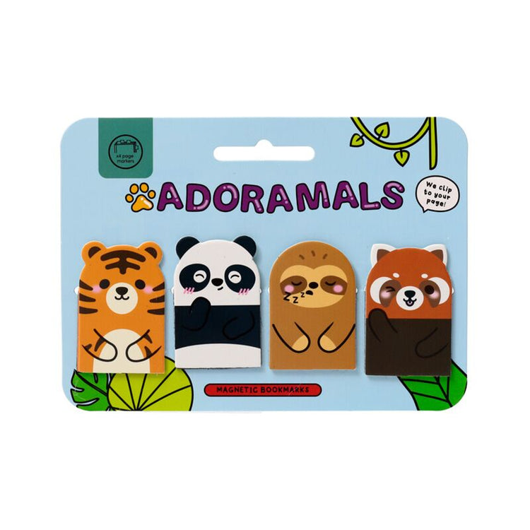 Adoramals Wildtiere Magnetisches Lesezeichen Set