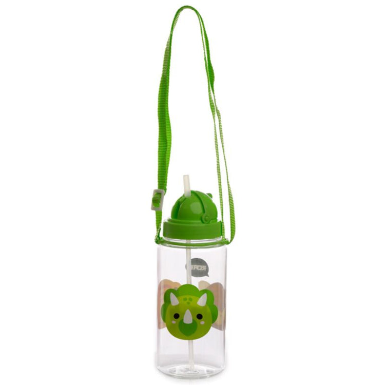 Cutiemals Dinosaurus nachhaltiges BPA-frei 450 ml Kinderwasserflaschenstroh