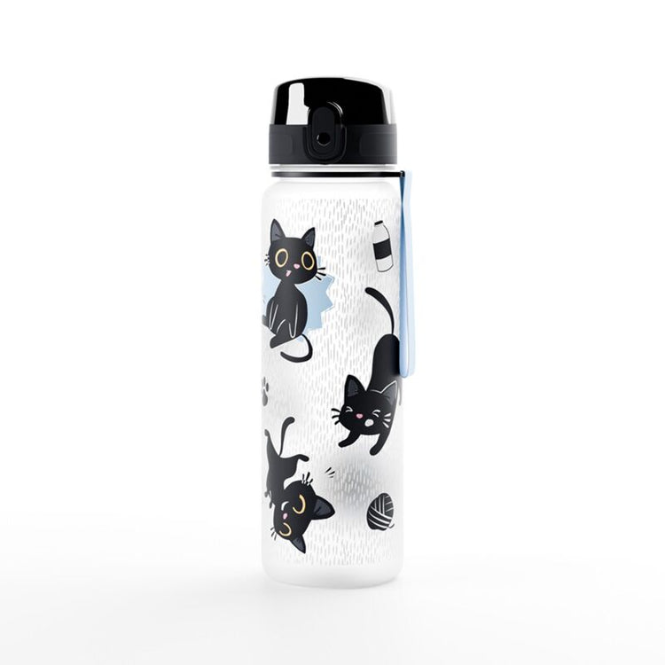 Lucky the Black Cat Pop-Top 600 ml Ecozen-Trinkflasche