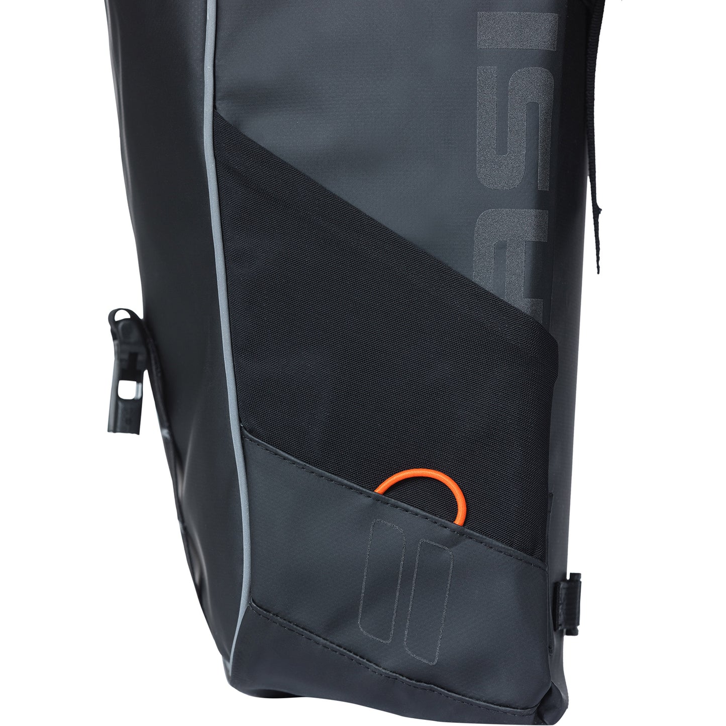 Basilikum Fahrradbeutel Doppelmeilen Tarpaulin schwarz orange mik 34l