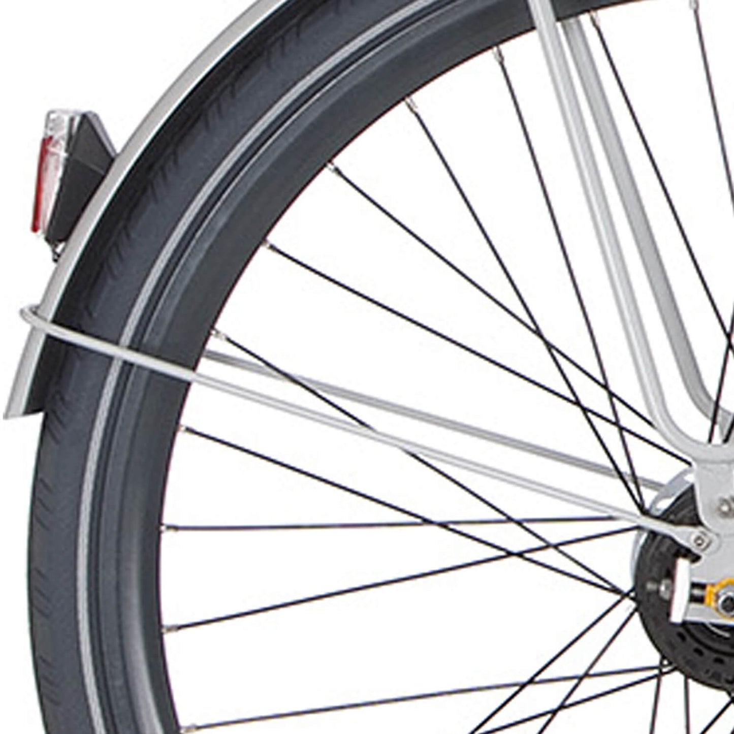 Cortina Fender Stange hinten 28 -Speed -Eiskugel weiß