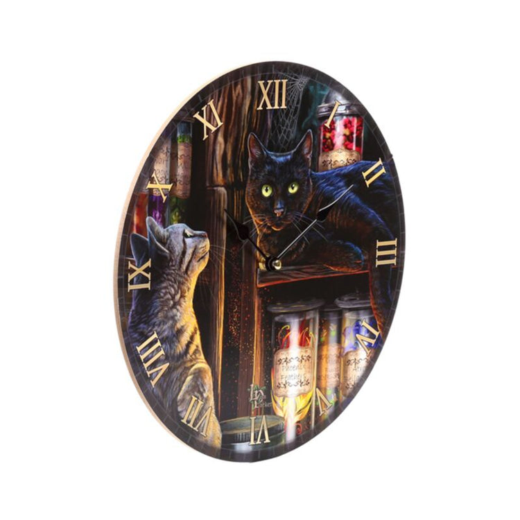 Lisa Parker magische Emporium Cats gedruckte Uhr