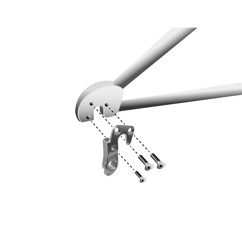 Union-Schaltauge GH-051 mit Schraubensatz M4x0,7 + M3x0,5