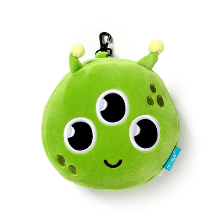Relaxezzzzronauten Alien Travel Kissen Schlafmaske