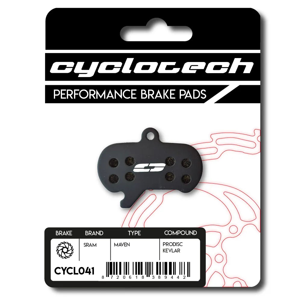 Cyclo Tech Scheibenbremsbelag Prodisc Kevlar Sram Maven