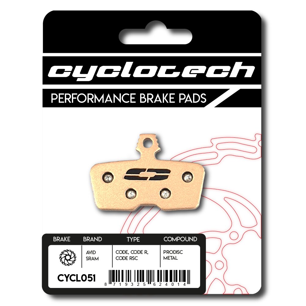 Cyclo Tech Scheibenbremsbelag Prodisc Metall Sram Code R