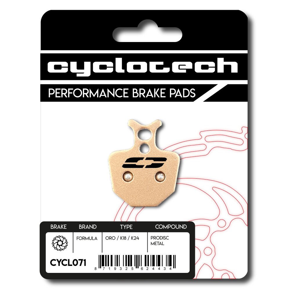 Cyclo Tech Scheibenbremsbelag Prodisc Metal Formula Gold