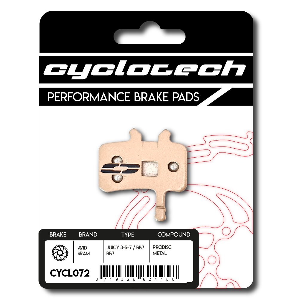 Cyclo Tech Scheibenbremsbelag Prodisc Metal Avid Juicy