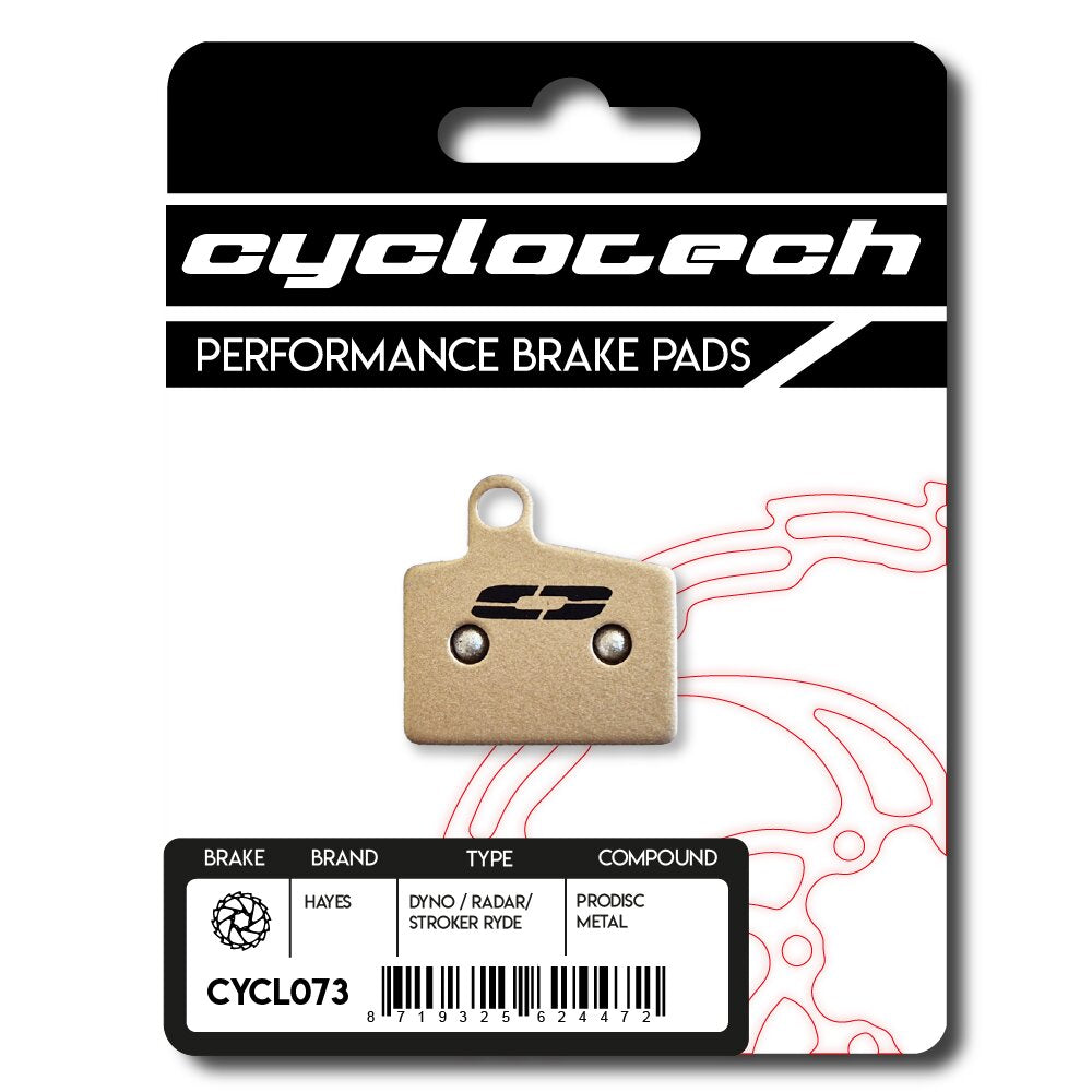 Cyclo Tech Scheibenbremsbelag Prodisc Metal Hayes Dyno
