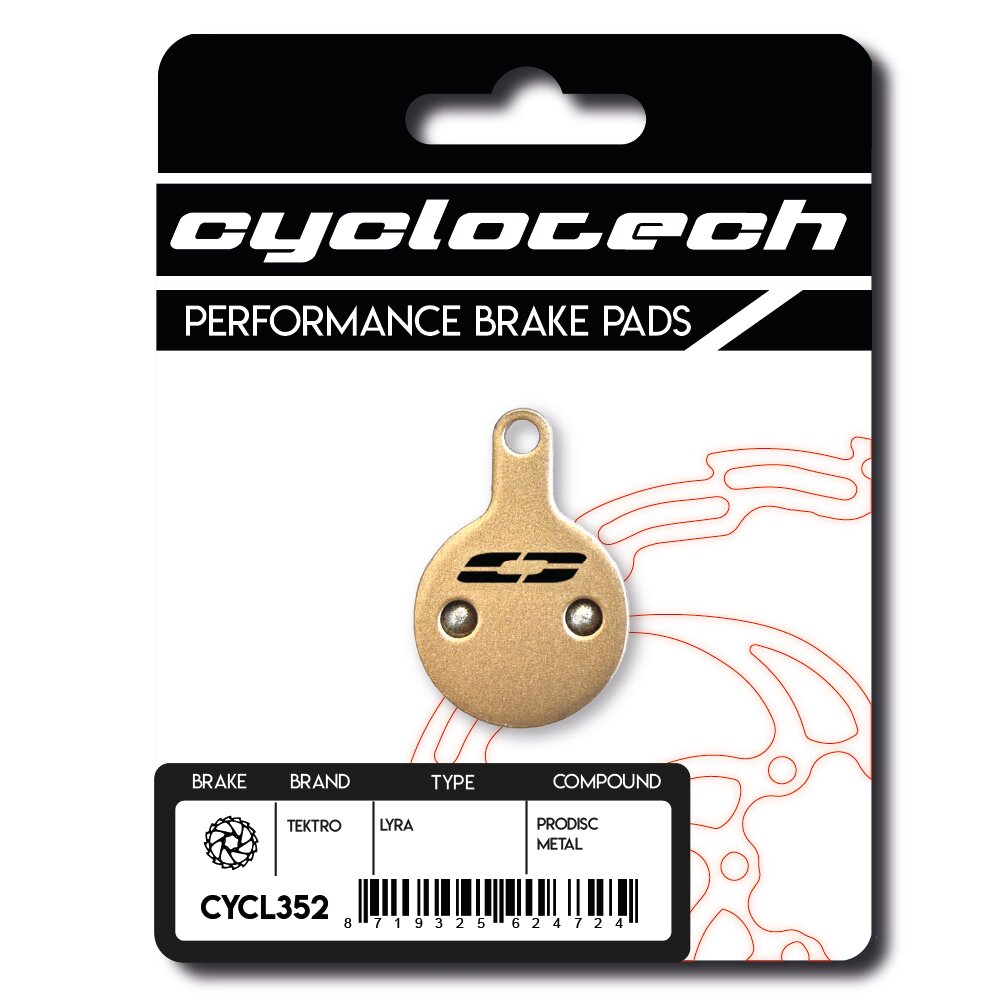Cyclo Tech Scheibenbremsbelag Prodisc Metall Tektro Lyra