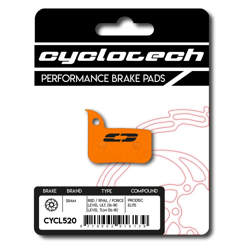 Cyclo Tech Scheibenbremsbelag ProDisc Keramik Sram rot