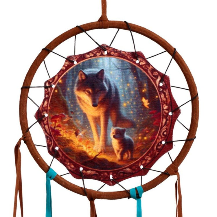 Feeën Dream Wolf Welp Dreamcatcher 16cm