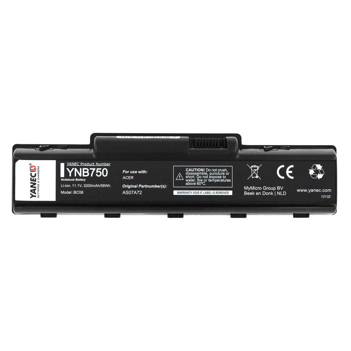 Yanec Laptop -Akku 10,8 V 5200mah
