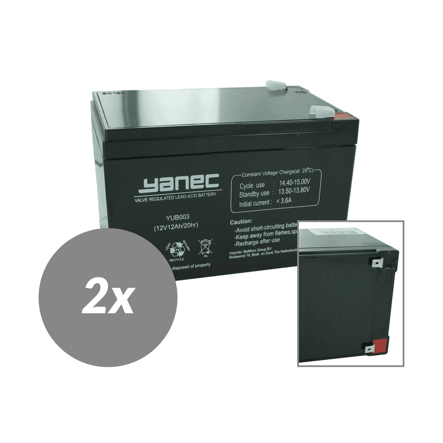 Yanec UPS Batterieersatz RBC6 (exkl. Kabel)