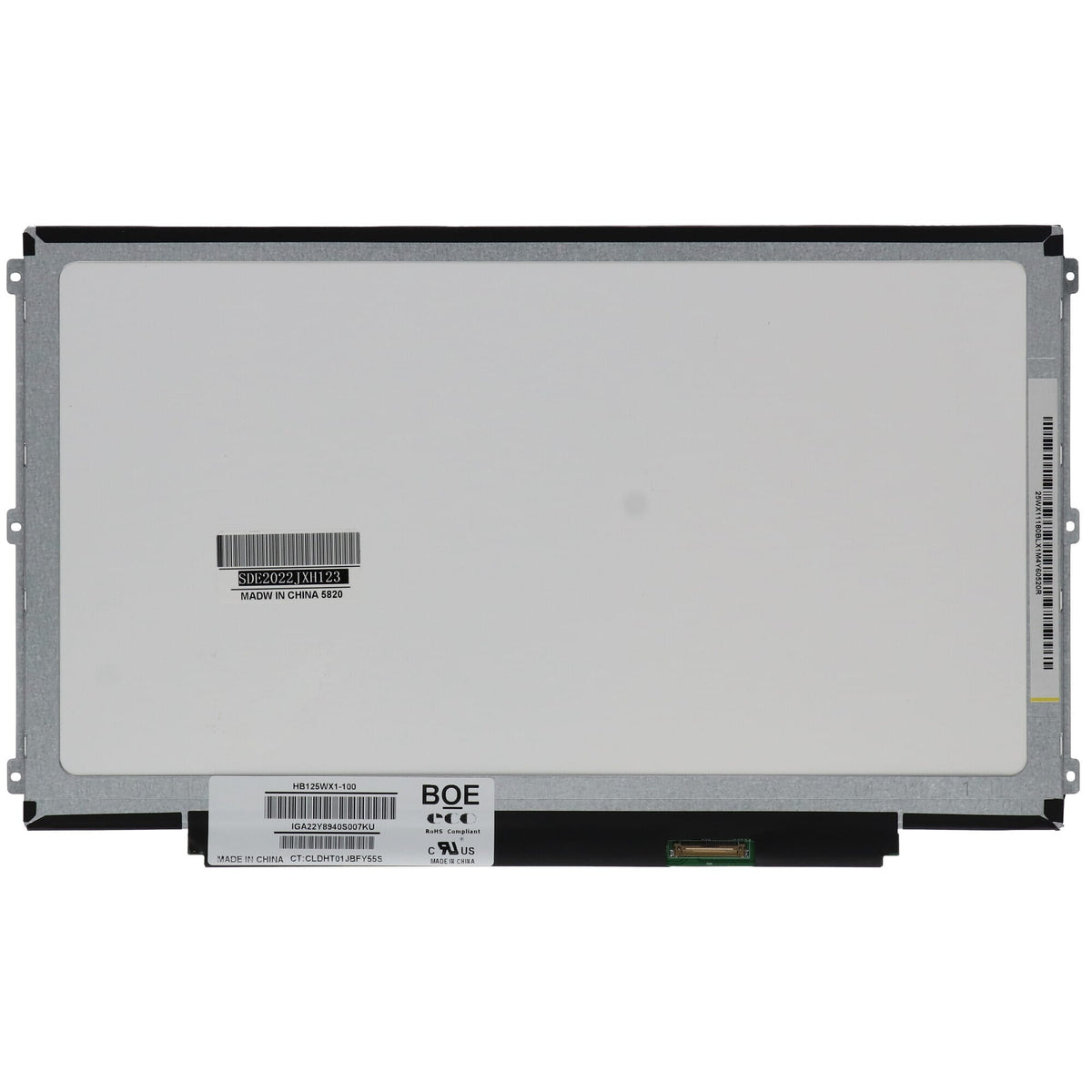 OEM 12,5 -Zoll -LCD -Bildschirm 1366x768 MAT 30pin EDP