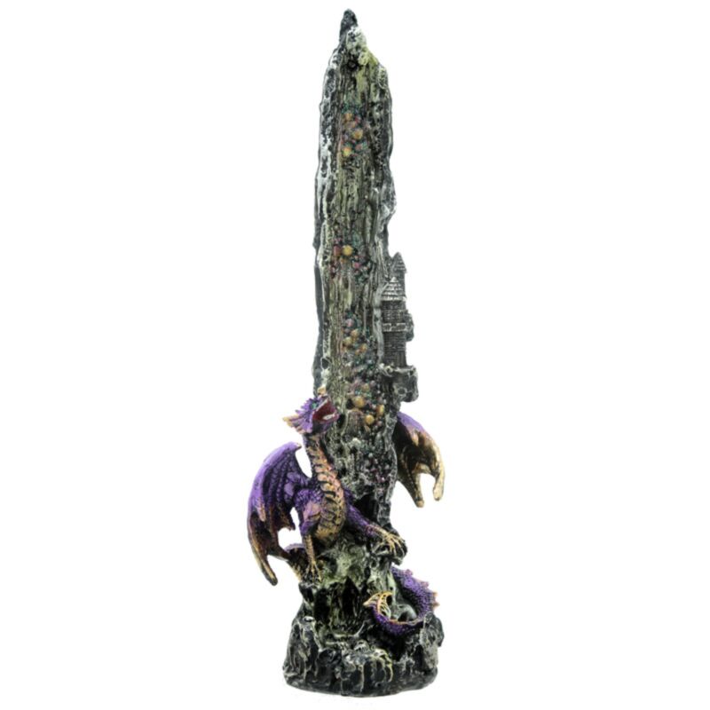 Drachen Wasserfall stehende Weihrauchhalter