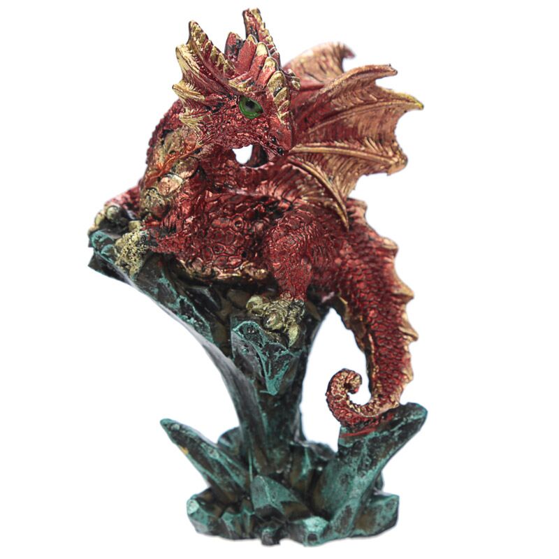 Enchanted Nightmare Dragon - Mini -Rockkristall