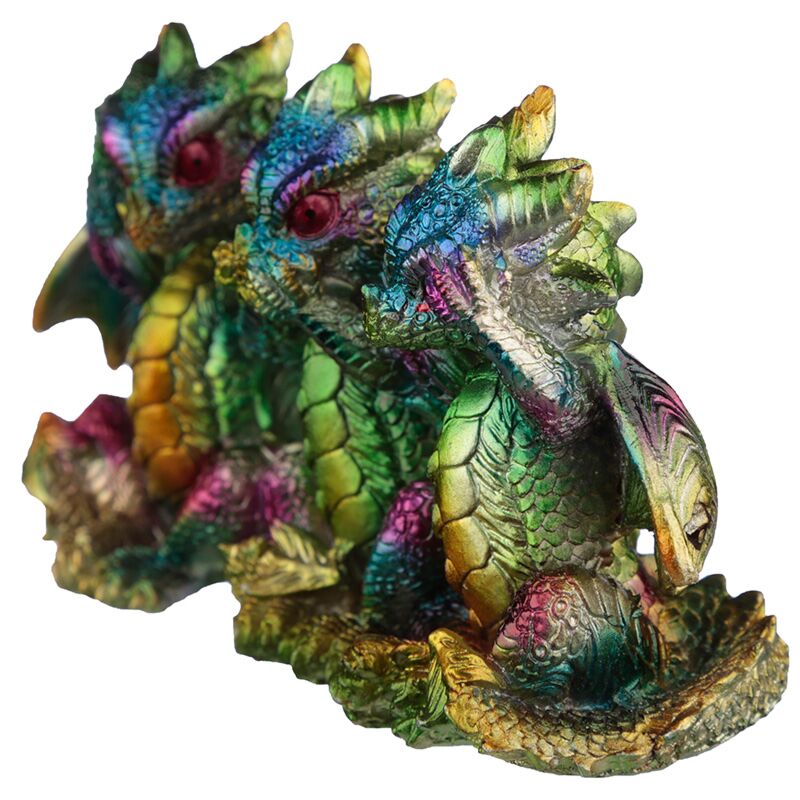 Regenbogen Drache Metallic hören still still
