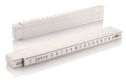 Vector Zollstock 2m Kunststoff weiß