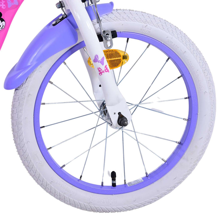 Disney Minnie Children's Bike Girls 16 Zoll rosa zwei Handbremsen