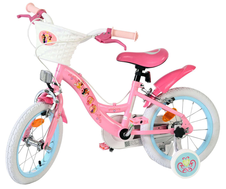 Disney Princess Disney Princess Kinderfahrrad – Mädchen – 14 Zoll – Pink – zwei Handbremsen