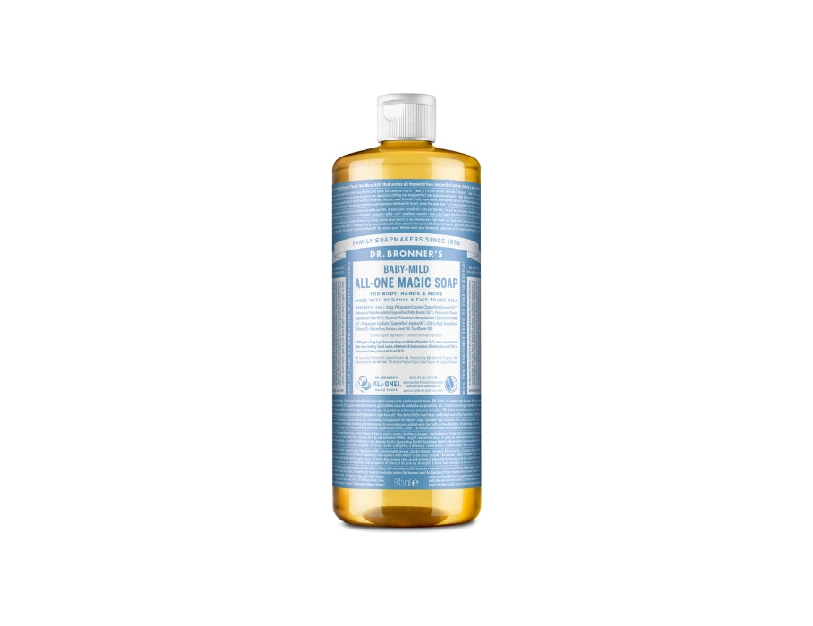 DR. Bronners flüssige Seife reines kastiles Baby -Parfüm -frei 945 ml