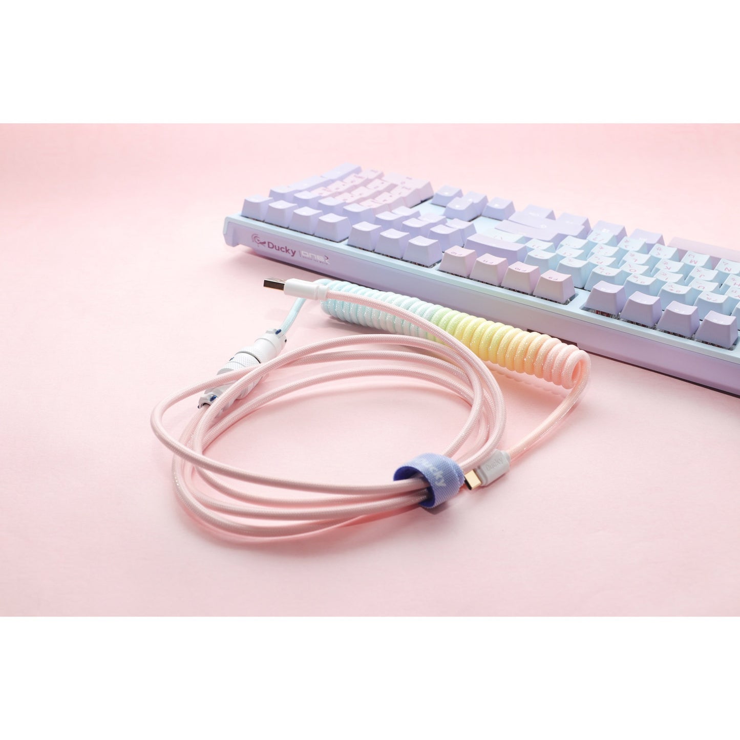 Ducky Spiralkabel V2 Zuckerwatte