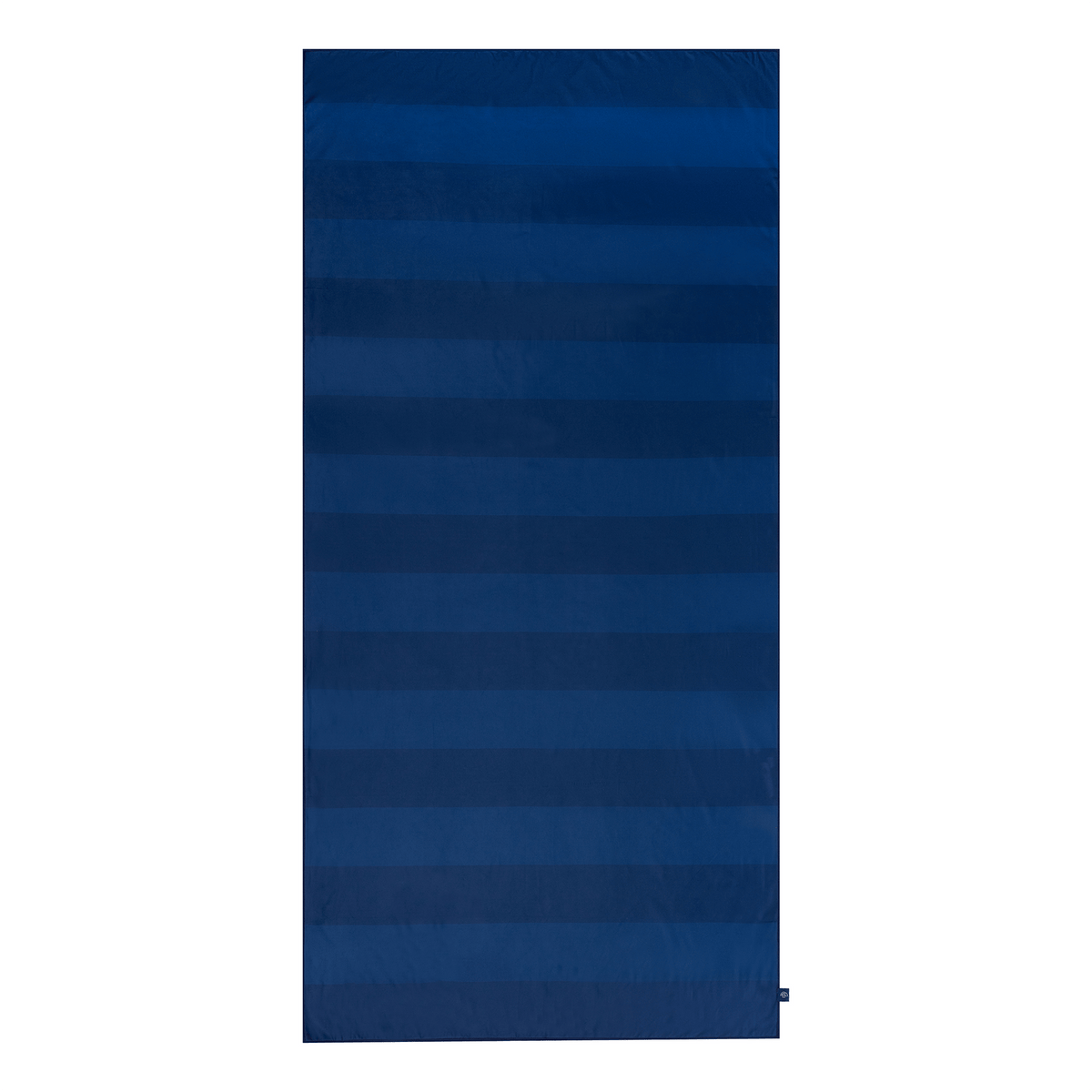 Lebendige Streifen | Blaues Mikrofasertuch 135 x 65 cm